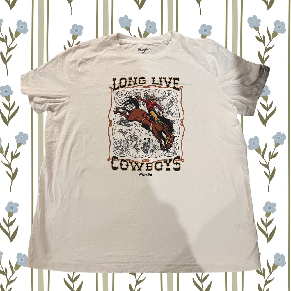 Wrangler White Graphic Shirt